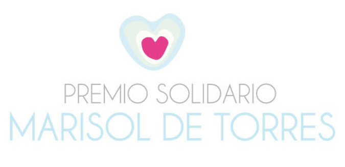 Logotipo del Premio Solidario Marisol de Torres con corazón en el centro.