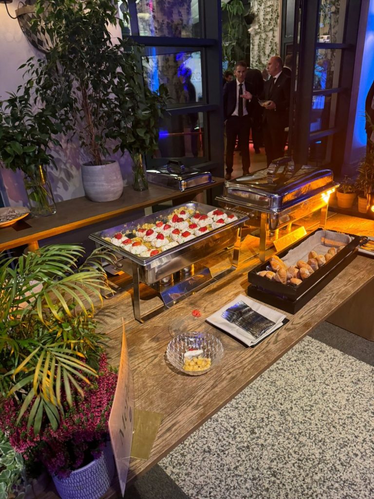 Estación de merluza para eventos